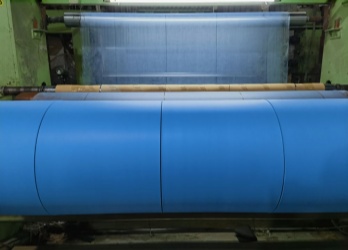 13 g/m² x 44 cm x 2 500 m, couleur bleue médicale pour la fabrication de bonnets bouffants jetables
