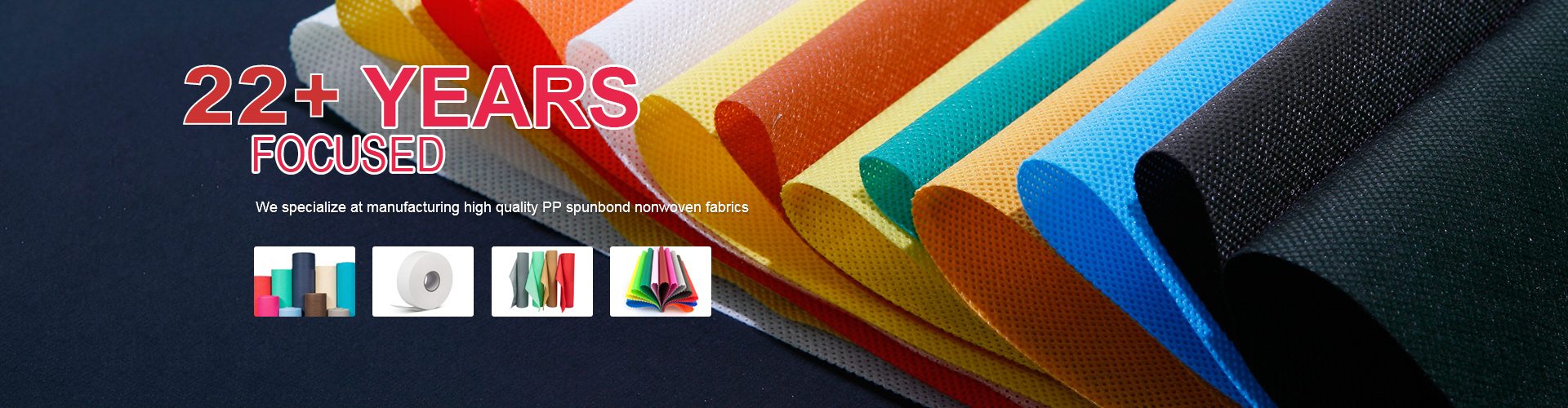 Tissu non tissé filé-lié à motifs de points