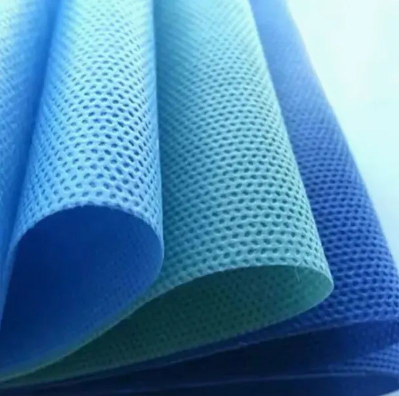 Rouleau de tissu non tissé en polypropylène Henghua, tissu anti-poussière en polypropylène spunbond.